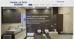 Desktop Screenshot of cambridgeandhistonbathrooms.co.uk